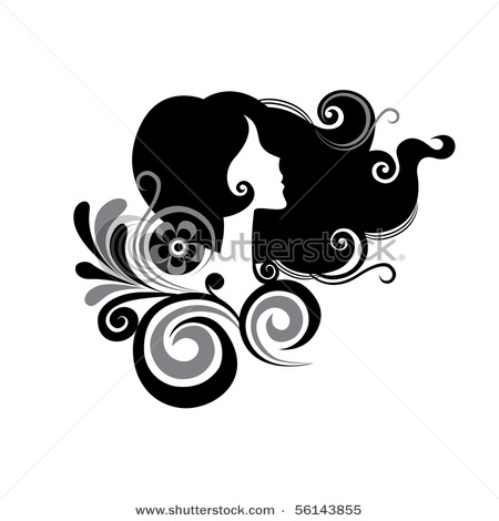 stock-vector-female-in-profile-with-flowers-56143855 (450x470, 34Kb)