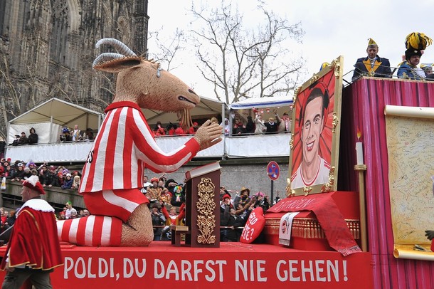 Парад роз в Кёльне (Rose Monday parade in Cologne), Германия, 20 февраля 2012 года.