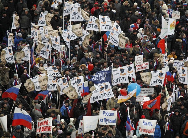 День защитника Отечества в Москве (Defender of the Fatherland Day in Moscow), 23 февраля 2012 года.