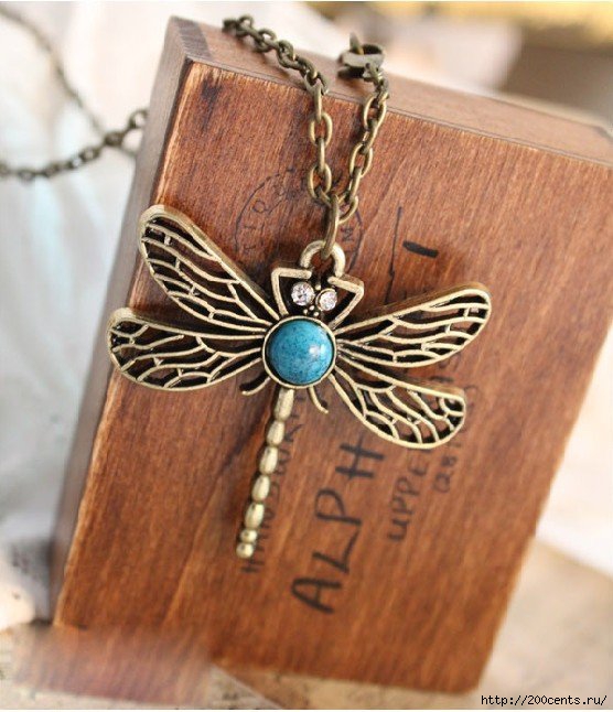 2013 Fashion Bronze Turquoise Dragonfly Charm Pendent Necklace vintage necklace N3/1435319862_2013FashionBronzeTurquoiseDragonflyCharmPendentNecklacevintagenecklaceN3 (556x646, 186Kb)
