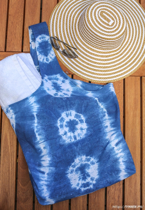 Beach_Tote_Shibori_TieDye_Indigo_DIY (483x700, 357Kb)