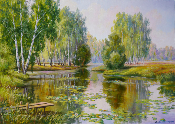 Пейзажи художницы Самарской Елены 14 (700x496, 540Kb)