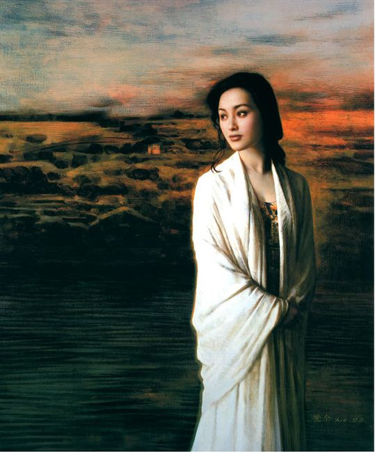 Китайские девушки художника Xie Chuyu (Се Чую)25 (539x650, 272Kb)