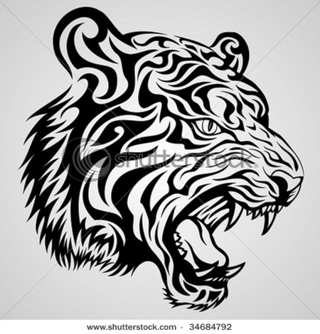 stock-vector-tiger-head-tattoo-34684792 (450x470, 77Kb)