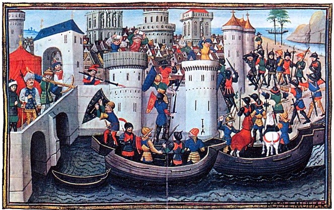 Крестоносцы-атакуют-Константинополь (663x417, 160Kb)