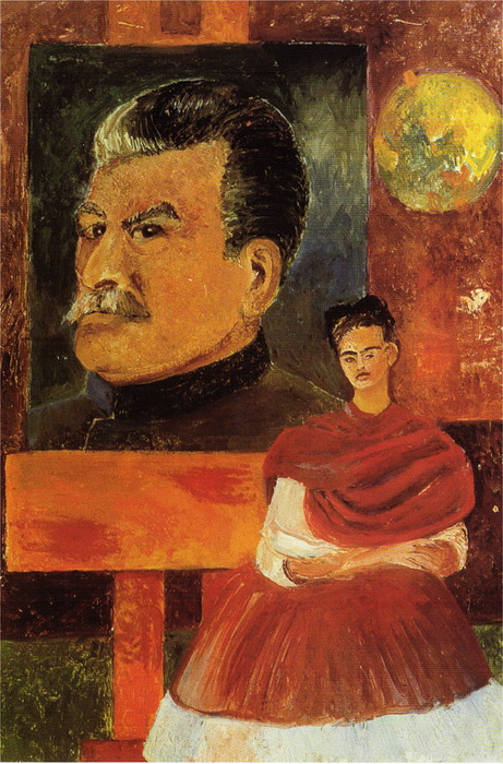 Автопортрет со Сталиным 1954 (461x700, 142Kb)