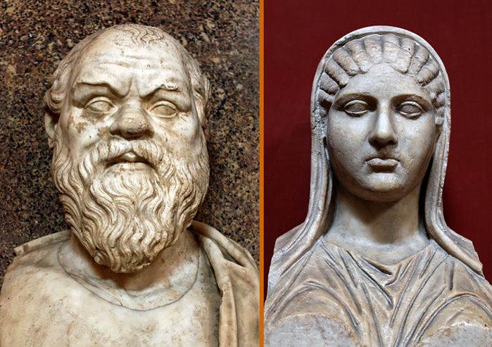 Socrate și Aspasia