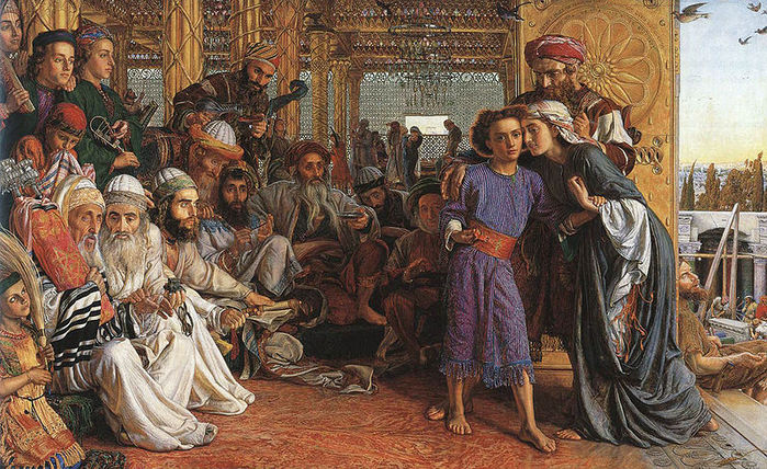 Уильям Холман Хант(William Holman Hunt) 3166706_800pxWilliam_Holman_Hunt__The_Finding_of_the_Saviour_in_the_Temple (800x500, 134Kb)