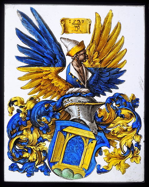 Герб Альбрехта Дюрера, 1523 год (477x599, 119Kb)