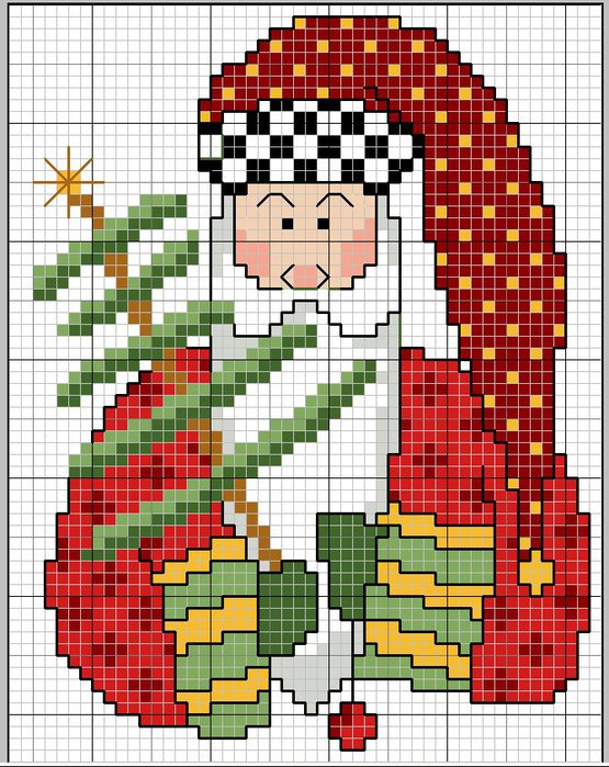 santa&sapin (555x700, 132Kb)