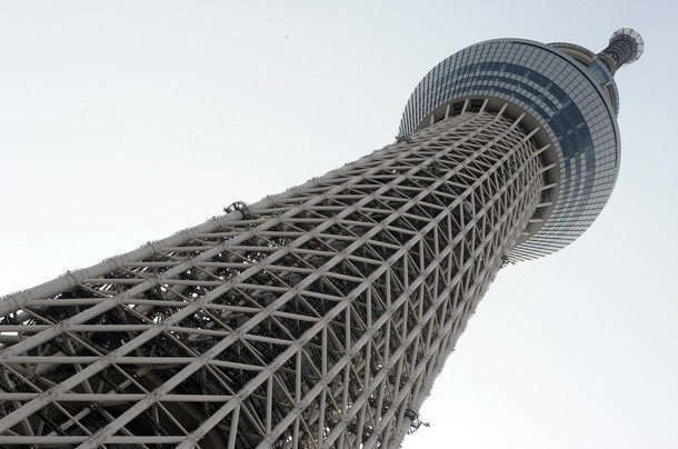 'Tokyo Sky Tree' самая высокая телебашня в мире, Токио, 17 апреля 2012 года