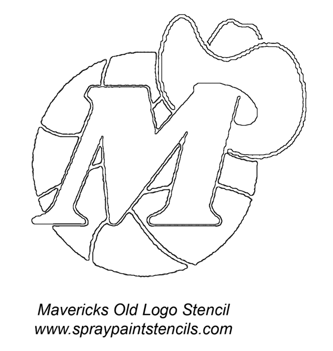 mavericks-old-logo-stencil (664x700, 43Kb)