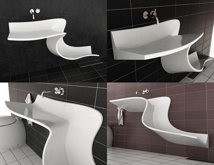 Креативные раковины для туалета и ванной 3 (700x540, 75Kb)