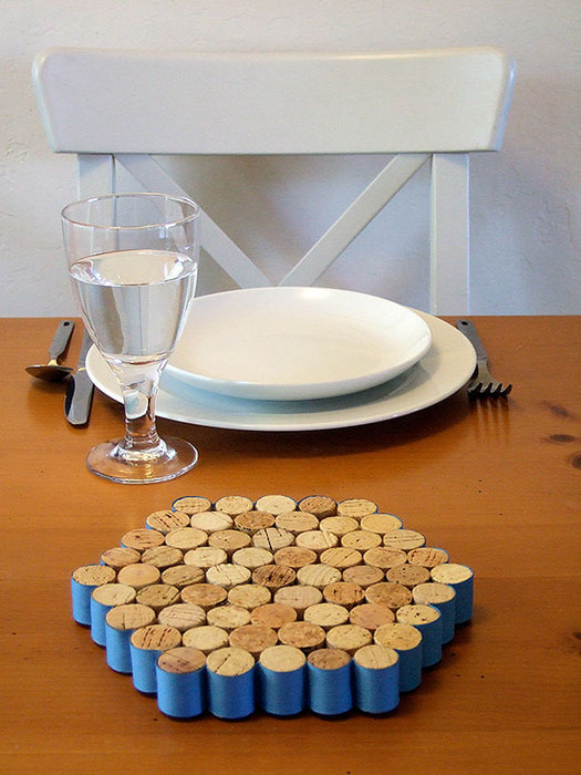 Инструкция по созданию коврика из пробок от вина