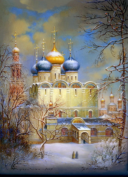 007 Fedoskino - Novodevichy Convent (508x700, 350Kb)