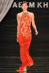  Naeem Khan Spring 2012 Orange Gown With Gold Embroidery (467x700, 245Kb)