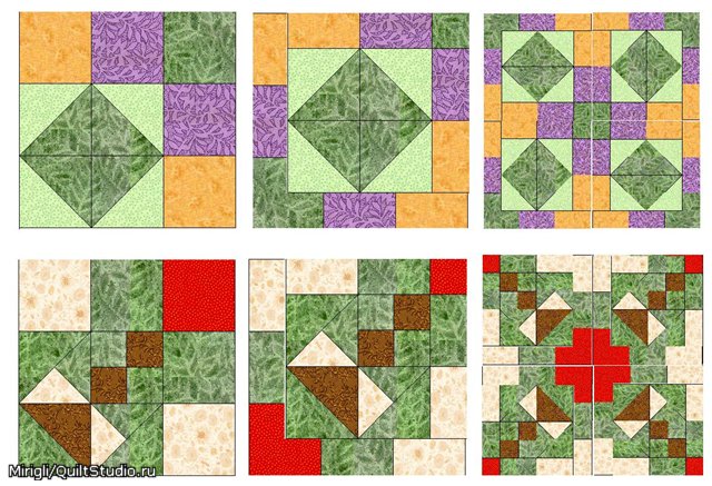 Сочетание цветов в пэчворке квадратами в интерьере - красивые картинки и HD фото