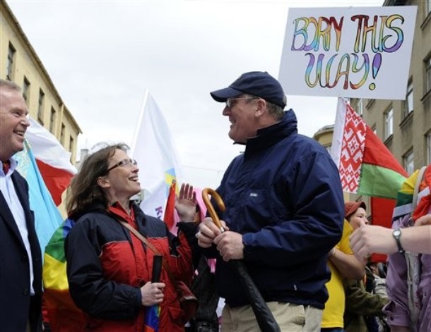 Балтийский гей-парад в Риге (Baltic Gay Pride parade in Riga), Латвия, 02 июня  2012 года