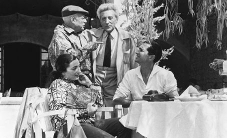Picasso and wife Jacqueline and Jean Cocteau (454x300, 30Kb)