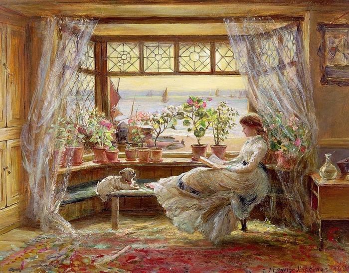 reading-by-the-window-hastings-charles-james-lewis (700x548, 395Kb)