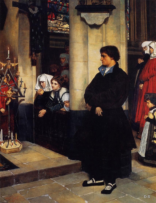 During the Service (Martin Luther-s Doubts) (538x700, 305Kb)