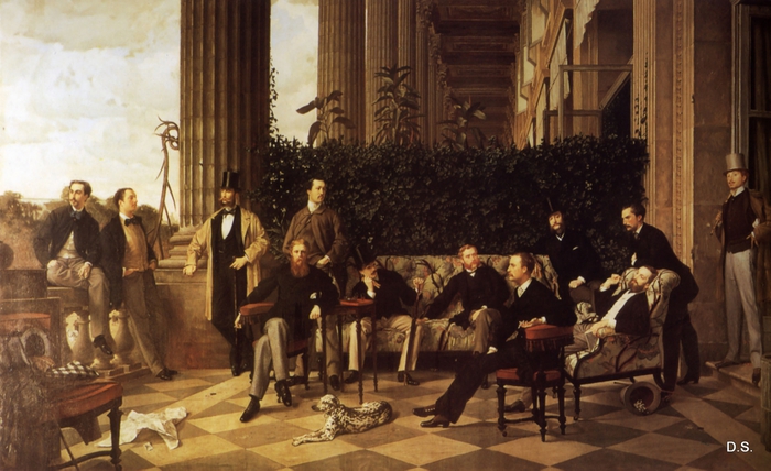 The Circle of the Rue Royale, 1868 (700x428, 247Kb)