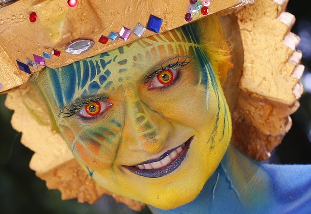 Чемпионат мира по бодиарт искусству в Пёртчах (World Bodypainting Festival in Poertschach), Австрия, 07 июля 2012 года