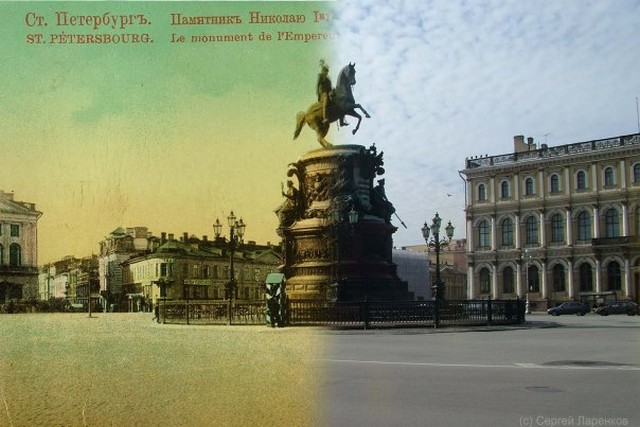 Городские пейзажи Петербурга в прошлом и настоящем 4 (640x427, 71Kb)