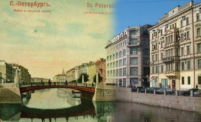 Городские пейзажи Петербурга в прошлом и настоящем 28 (640x390, 84Kb)
