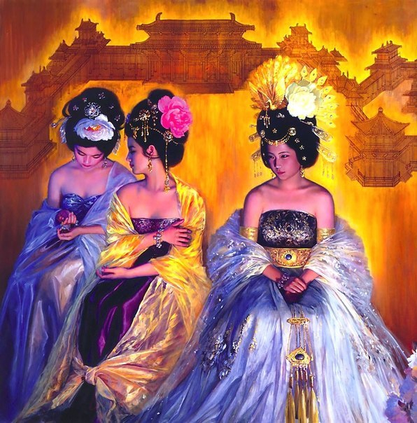 Китайская художница Jia Lu (Цзя Лу)18 (596x604, 440Kb)