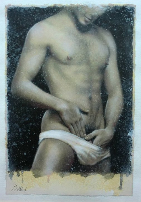 Gianni Bellini 1965 - Italian Figurative Mixed media painter - Tutt'Art@ (6) (491x700, 300Kb)