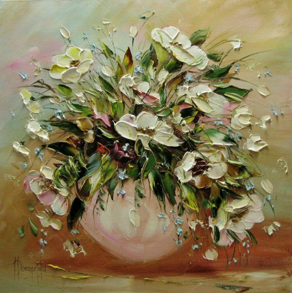 Цветочный букет от Joanna Domagalska6 (600x603, 378Kb)