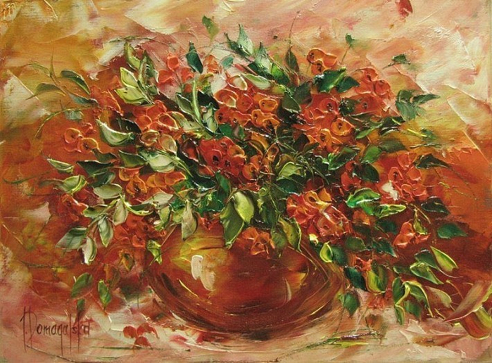 Цветочный букет от Joanna Domagalska8 (700x516, 468Kb)