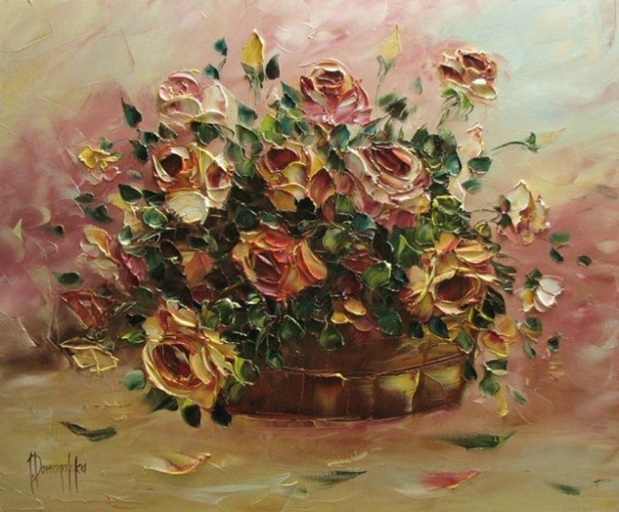 Цветочный букет от Joanna Domagalska14 (700x579, 417Kb)