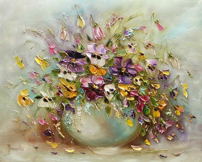 Цветочный букет от Joanna Domagalska20 (700x560, 458Kb)