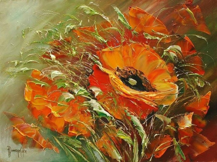 Цветочный букет от Joanna Domagalska22 (700x520, 466Kb)
