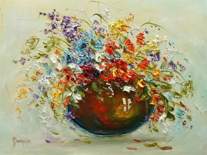 Цветочный букет от Joanna Domagalska30 (700x524, 441Kb)