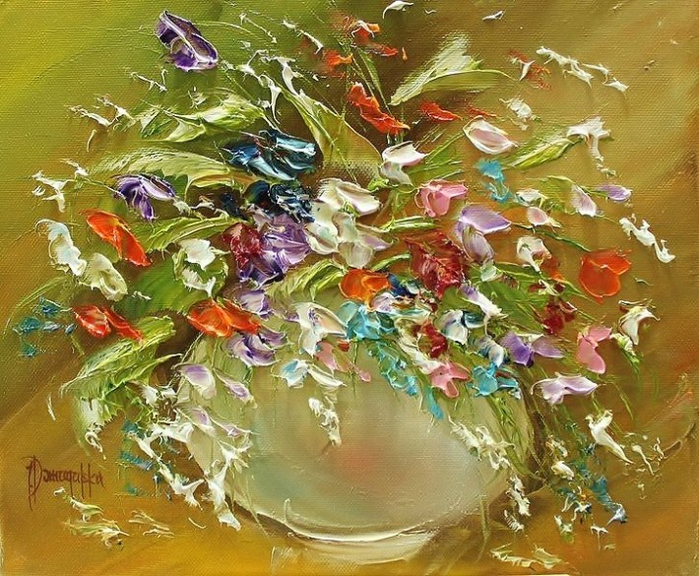Цветочный букет от Joanna Domagalska34 (700x576, 516Kb)