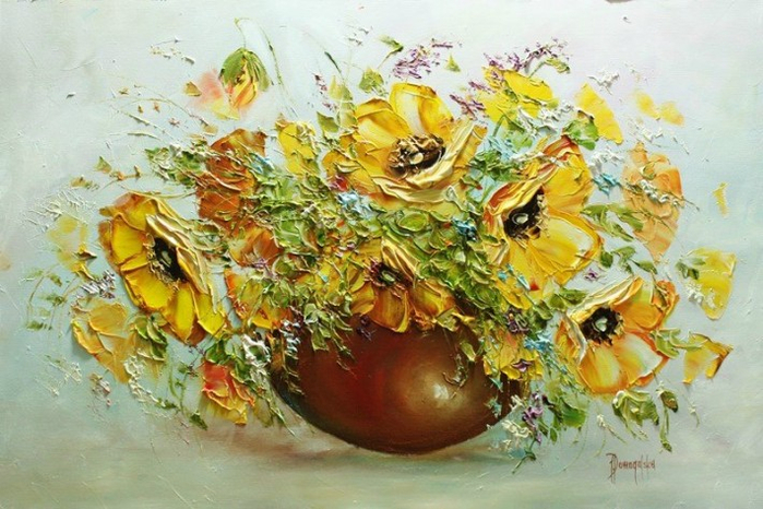 Цветочный букет от Joanna Domagalska38 (700x466, 396Kb)