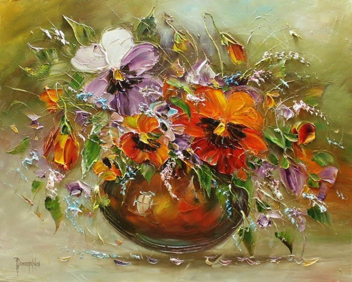 Цветочный букет от Joanna Domagalska44 (700x560, 478Kb)