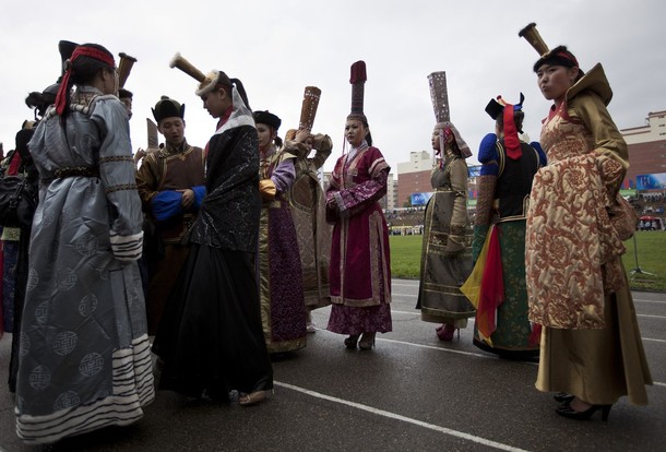 Наадам фестиваль в Улан-Баторе (Naadam Festival in Ulan Bator), Монголия, 11 июля 2012 года