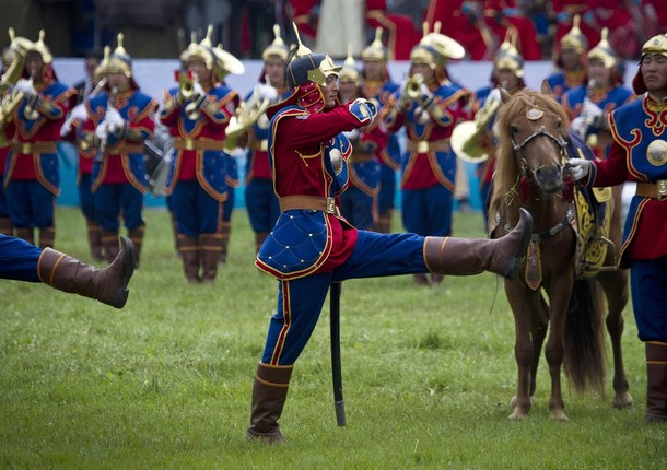 Наадам фестиваль в Улан-Баторе (Naadam Festival in Ulan Bator), Монголия, 11 июля 2012 года