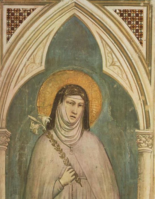 Fresco_depicting_Clare_of_Assisi_holding_a_lily (546x700, 65Kb)