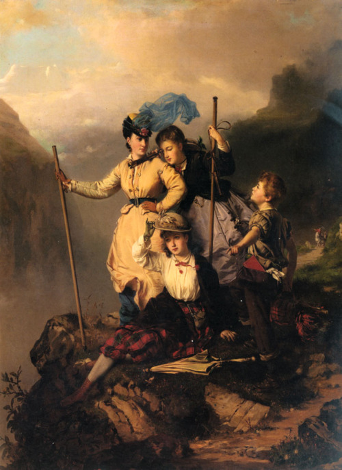 Mountain Climbers (1868) by Charles Edouard Boutibonne (500x686, 129Kb)