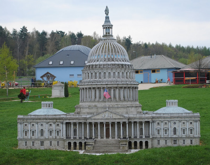 Парк миниатюр в Германии - Miniwelt Lichtenstein, Sachsen. 47095