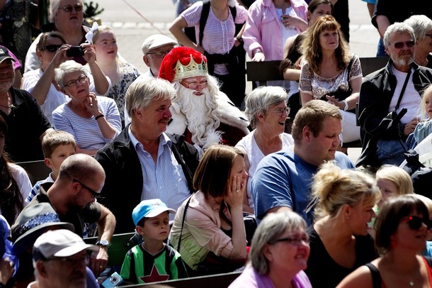 Всемирный конгресс Санта-Клауса (World Santa Claus Congress), в Баккен в Клампенборге, Копенгаген, 23 июля 2012 года
