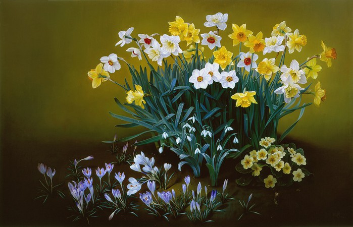 SPRING AWAKENING Oil on canvas 71x112 cms 2002 (700x450, 88Kb)