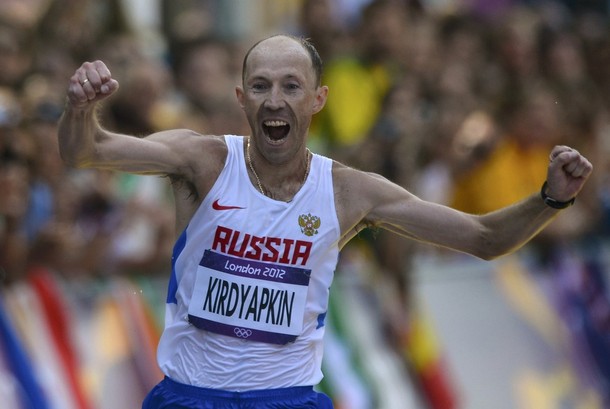 Золотым призёром в спортивной ходьбе на 50 км стал Сергей  Кирдяпкин, Лондон, 11 августа 2012 года