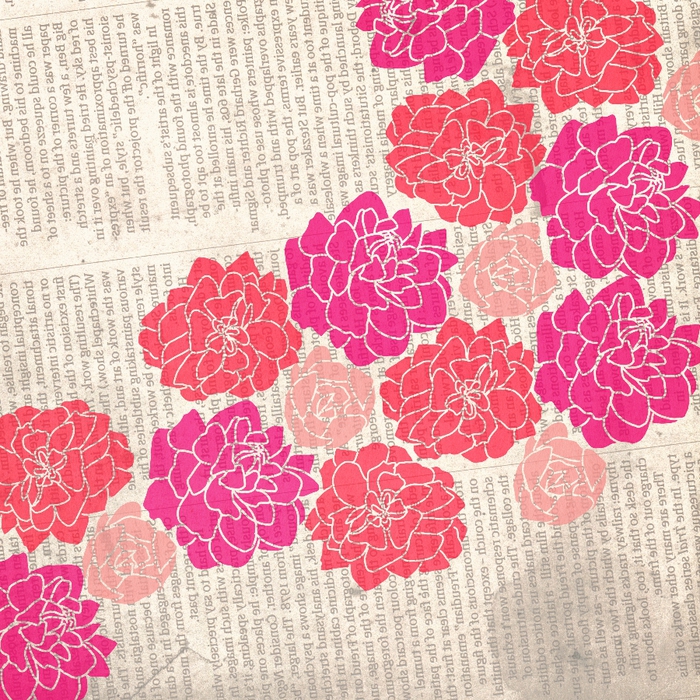 elledesigns_newspaper flower paper (700x700, 527Kb)