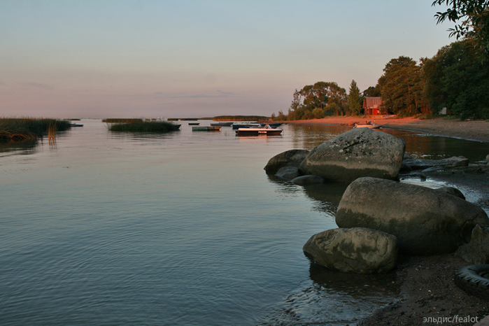 Закат над заливом. Ламмас. IMG_8414 (700x466, 293Kb)